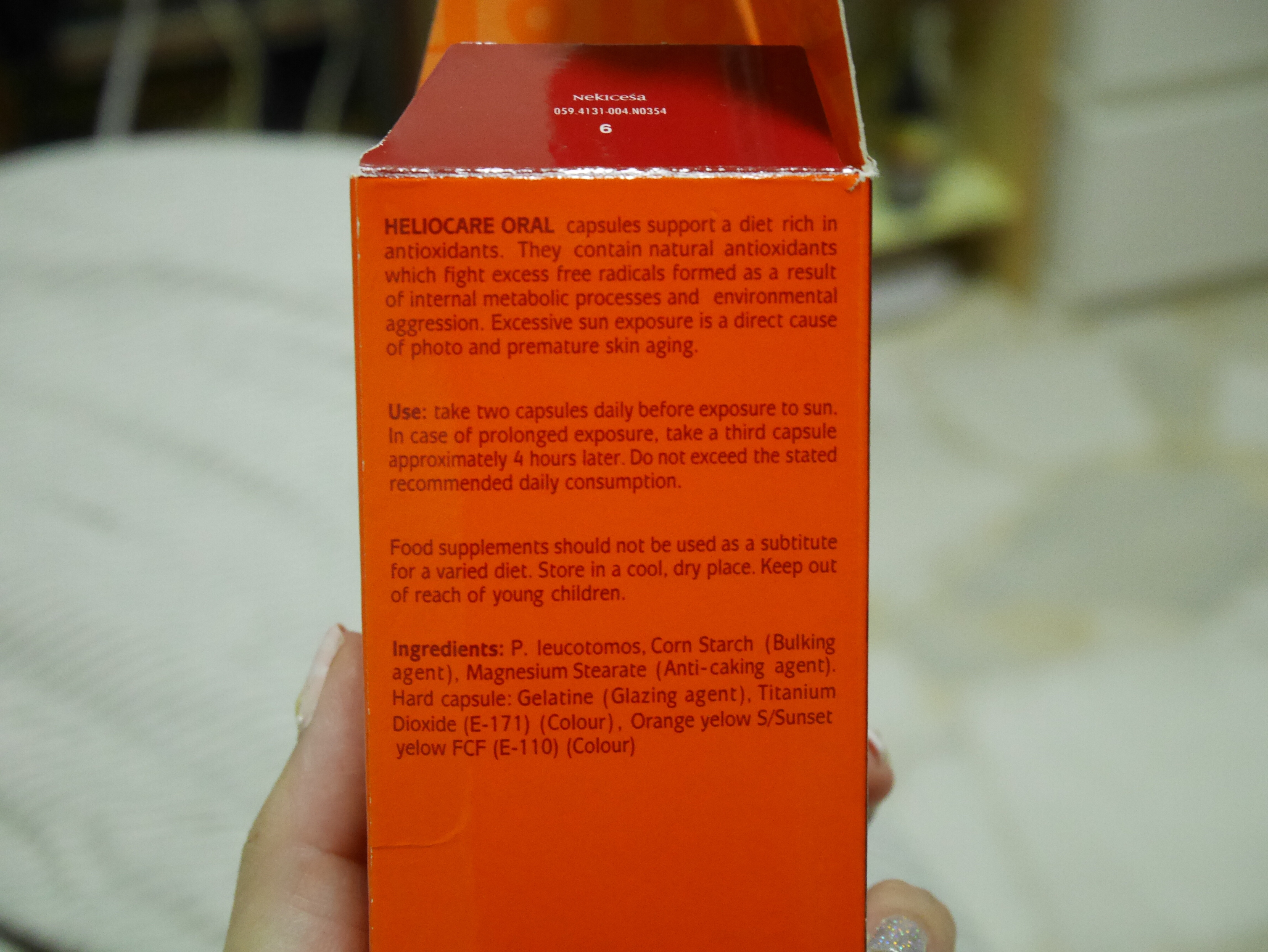 Heliocare Skincare whitening sun protection uv protection oral sunblock whitening pill supplement 